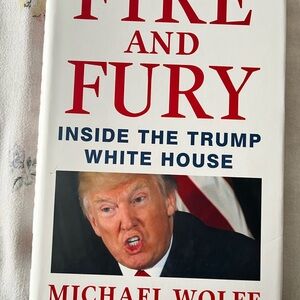 Fire and Fury hardcover book